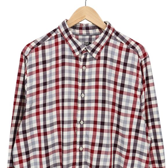 The North Face Men's Long Sleeve Plaid Button Down Cotton Blend Shirt Size XL - Picture 3 of 9